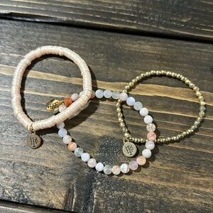 Bourbon and Bowties Stretch Bracelet Set